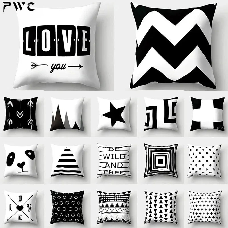 Geometric Cushion Cover