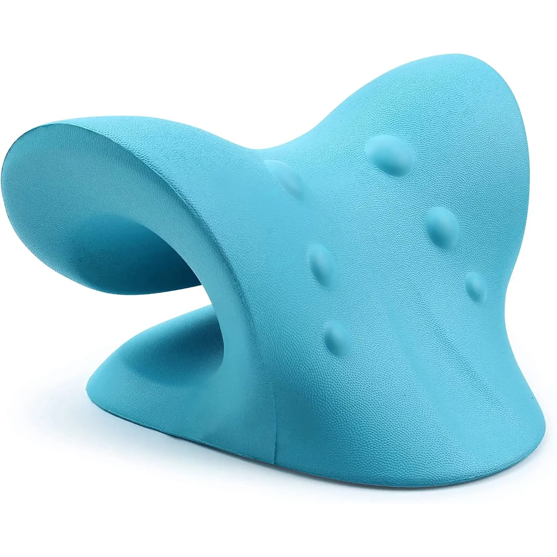 Neck and Shoulder Relaxer Cervical Traction Device for Muscle Tension Relief Chiropractic Pillow Repair Neck Relaxatio