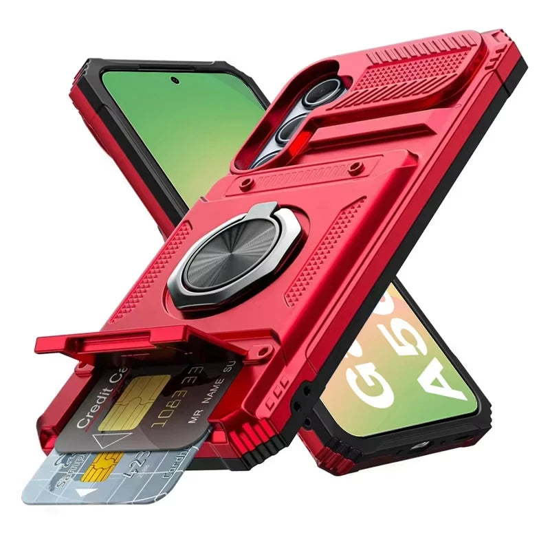 Magnetic Ring Kickstand Phone Case