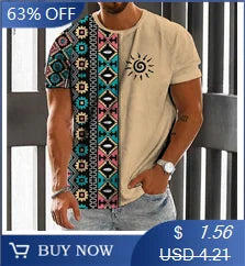 Luxury Men's T-Shirt Animal Tees Gold Lion 3d Print Short Sleeved T-Shirt Summer Casual Men's Clothing Oversized European Tops
