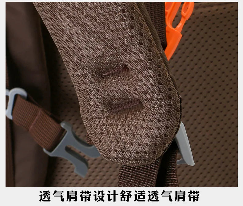 Ergonomic Hiking Backpack 40L Waterproof Lightweight, Anti-Theft Adjustable Straps for Men Women Travel Essentials Compartment