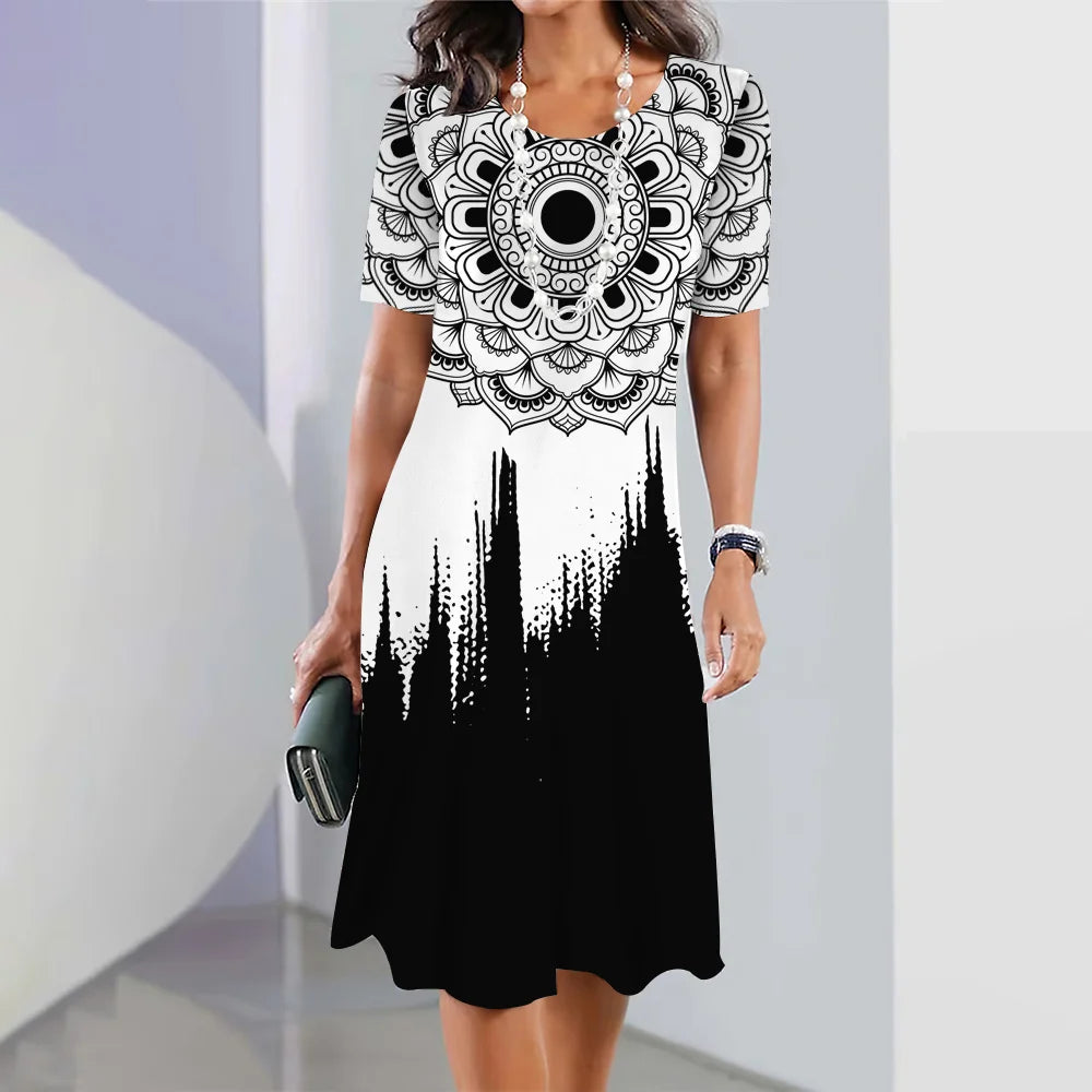 Vestido Elegante de Verano para Mujer – Tejido Suave y Fluido