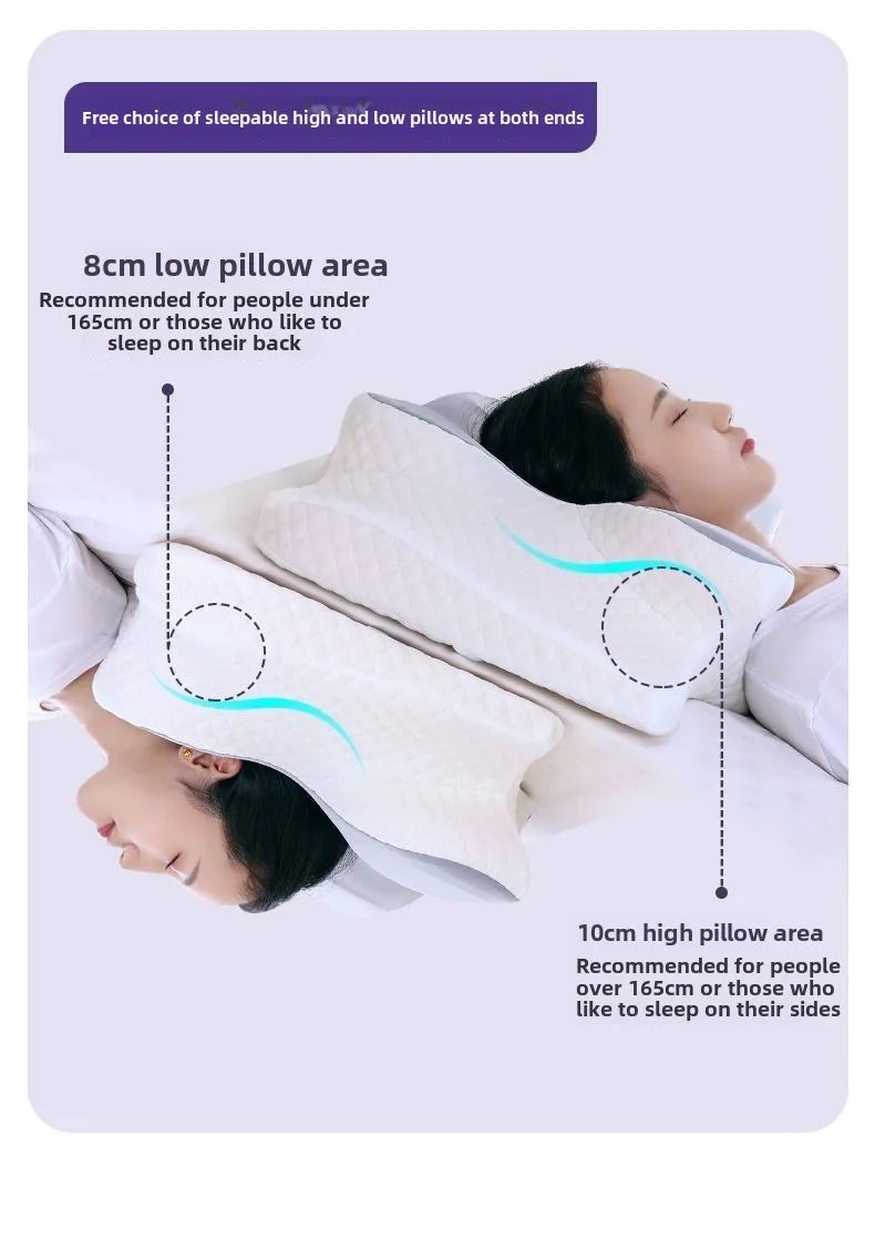 Cervical Pillow Protects Cervical Slow Resilience Memory Cotton Correction Humpback Rich Bag Special Non Collapse Pillow Core
