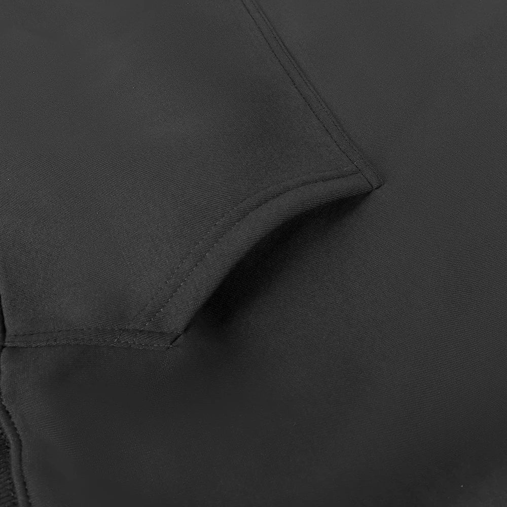 Men Hoodies Sweatshirt Winter and Autumn Fashion Streetwear Casual Men's Solid Color Loose Breathable Pullovers Pocket Hoodie