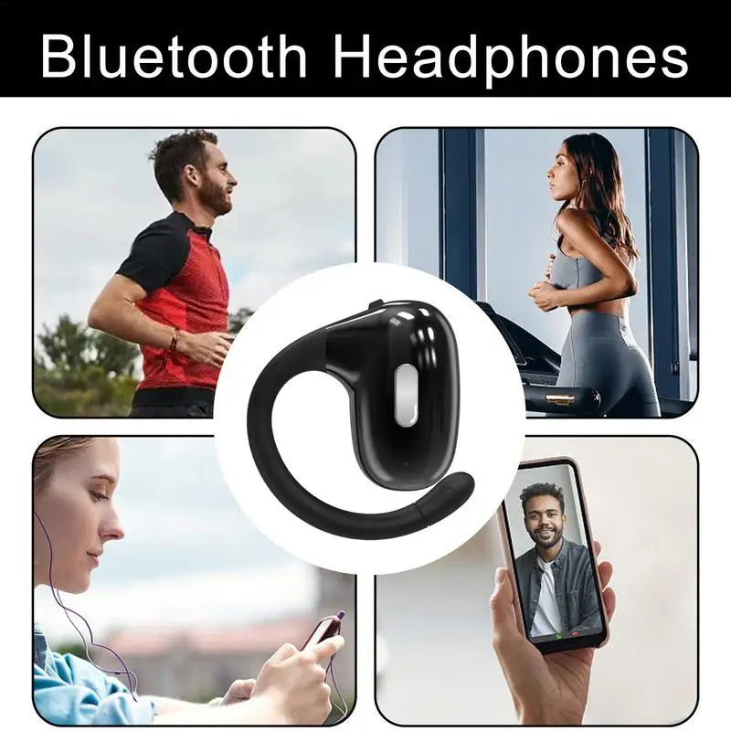 Open Ear Wireless Earbuds 5.4 Bone Conduction Over-ear Wireless Earbuds Earbuds For Noise Reduction Super Long Battery Life