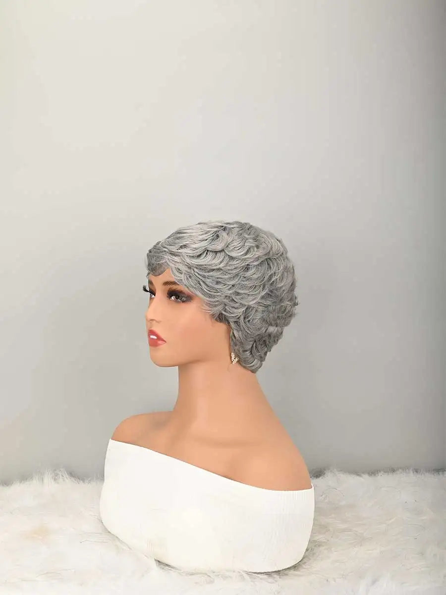 Short Pixie Wigs forWomen Auburn ShortWigs Wig Pixie Cut Wigsfor Short Hair Synthetic Wig Layered for Women