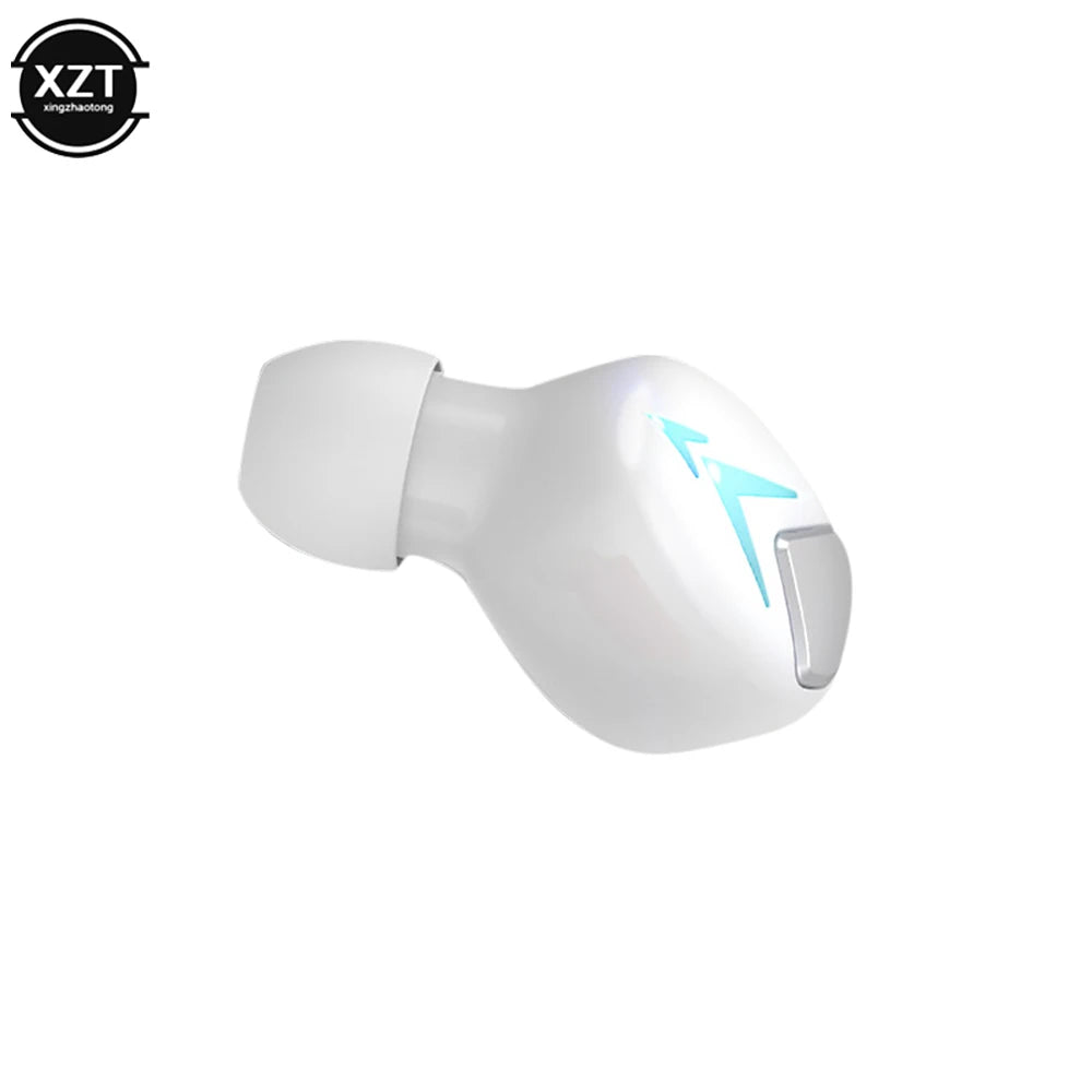 New Mini Invisible Bluetooth 5.0 Headphone TWS Wireless Sports Earphone Handsfree Single Headset Microphone For Smartphone