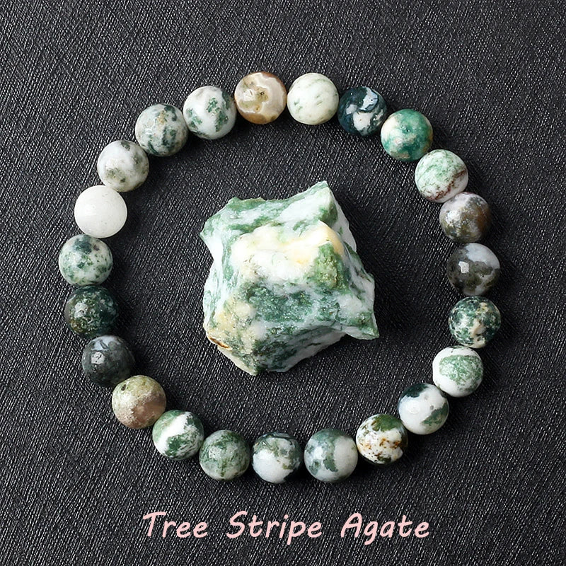 Pulsera de amatista genuina con cristales naturales para mujer, pulsera de amatista hecha de cuentas de piedra natural real, purificante para el cuerpo.