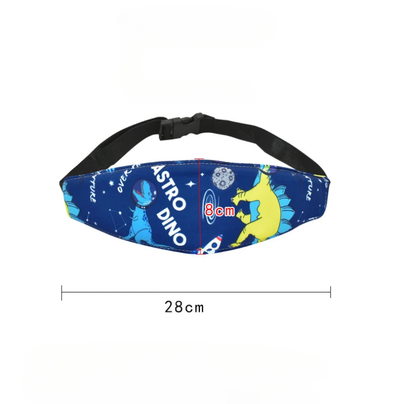 Baby Essentials Head Fixation Belt Carseat Head Support for Kids on Car Seat Pushcart Fixation Belt Adjustable Sleep Positioner