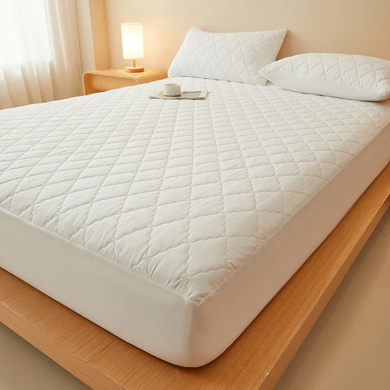 Waterproof Mattress Protector Embossed Bed Mattress Cover Soft Breathable Fitted Mattress Pad Cover 120/150/180/220x200 Washable