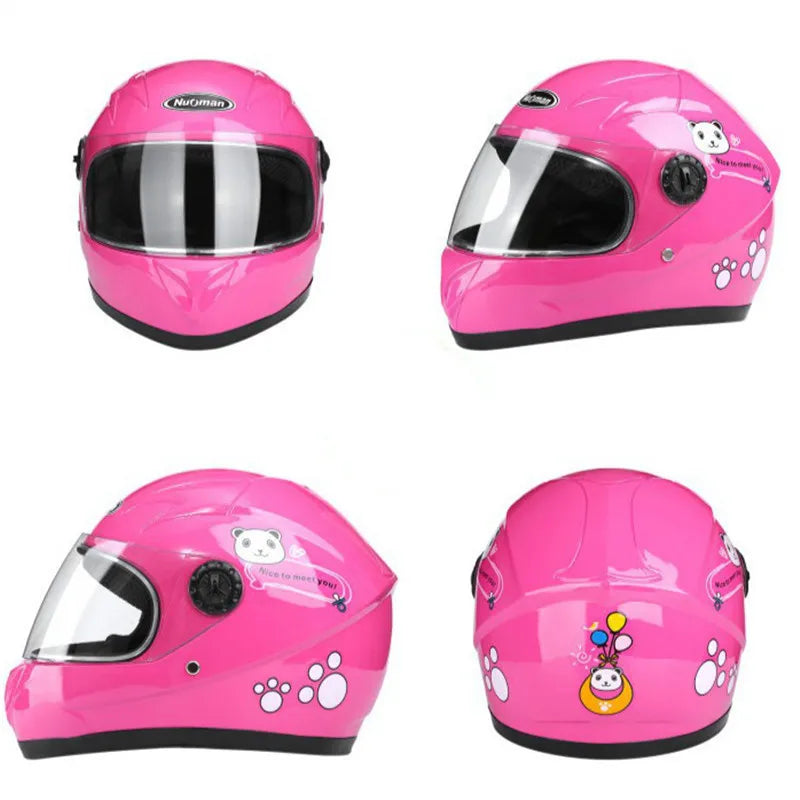 Kid Child Motorcycle Helmet Detachable Full Face Helmet Suitable All Seasons Children Sports Safety Protection Helmets