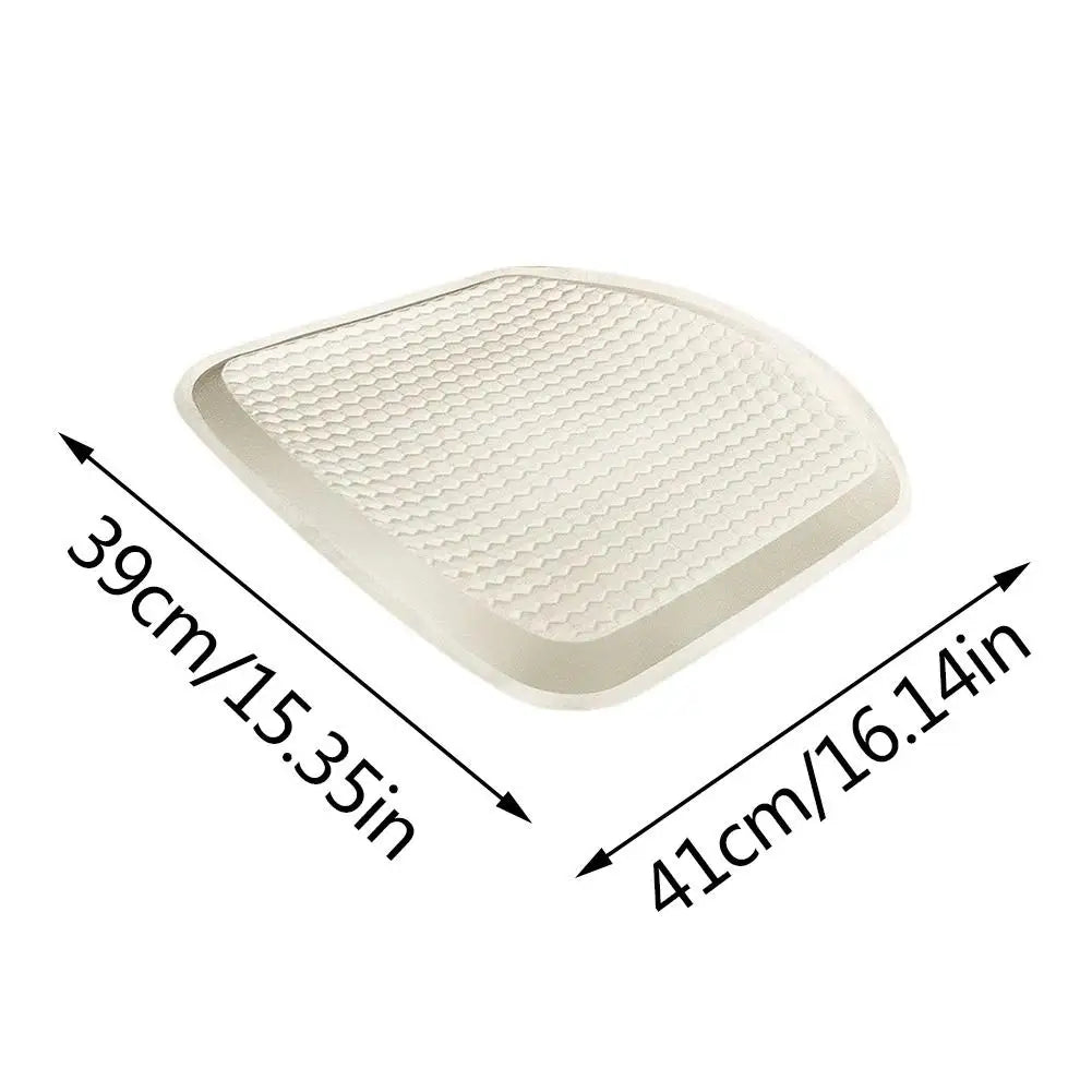 Cool Down Summer with The Universal Car Honeycomb Ice Filigree Gel Cushion Car Seat Cushion Ergonomic and Comfortable for Riding