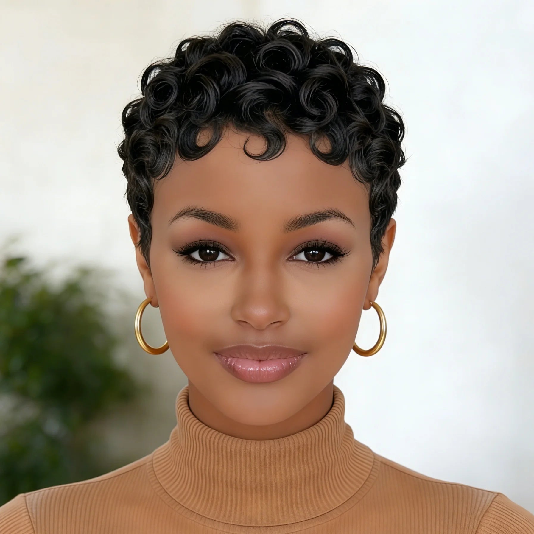 Loose Curly Pixie Cut Wig