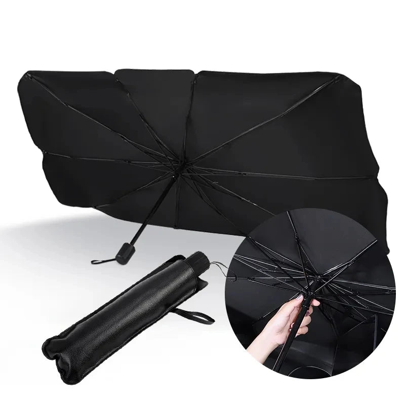 For Peugeot 206 207 208 301 307 308 408 508 607 2008 3008 4008 5008 GT RCZ Car Windshield Sun Shade UV Ray Reflector Umbrella