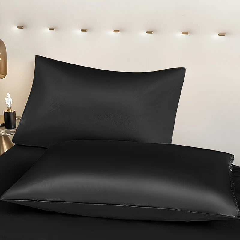 1 Sábana Bajera Ajustable Impermeable con Banda Elástica Negra Dorada Blanca Antideslizante Ajustable (La funda de almohada necesita pedido)