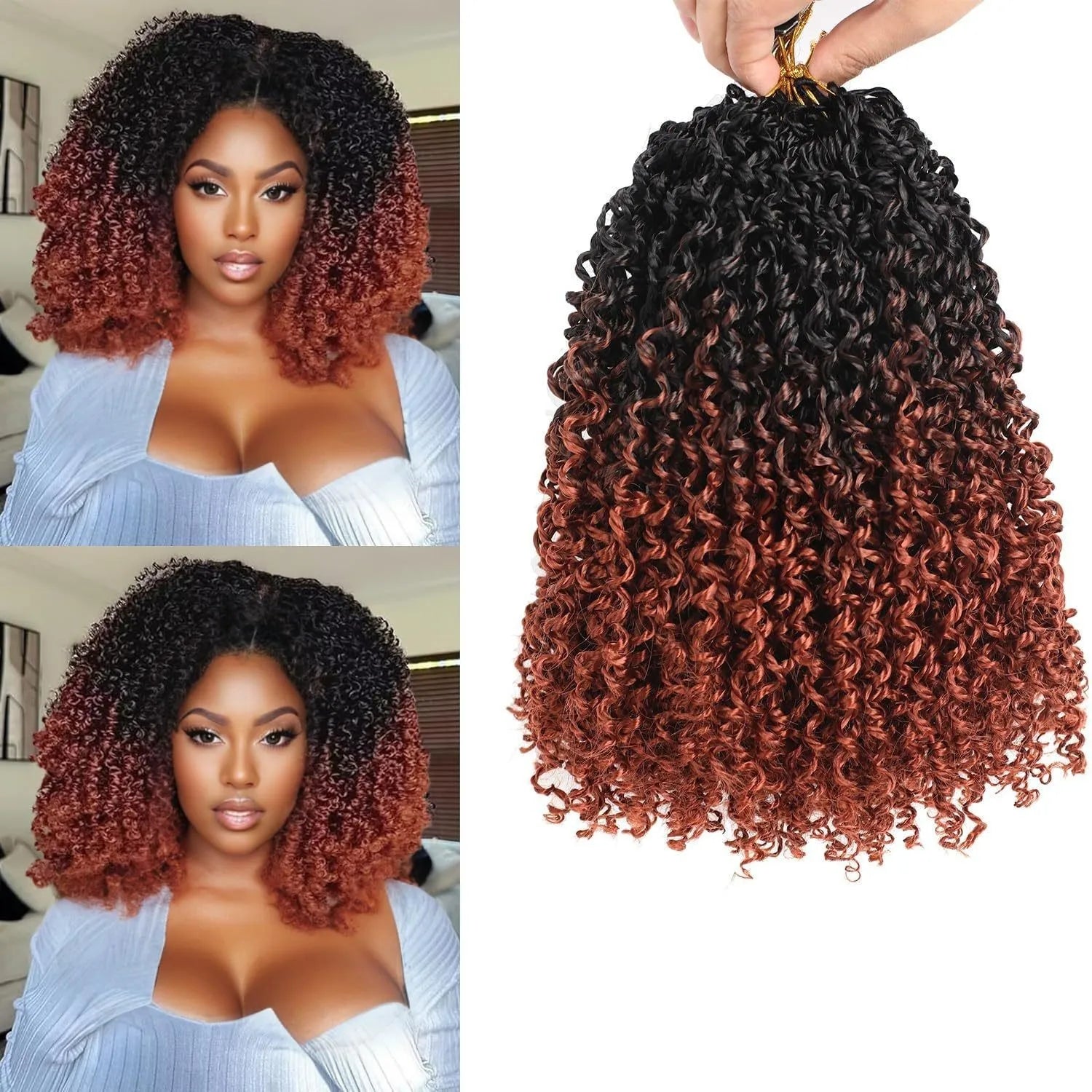 Ombre Yanky Twists Crochet Hair