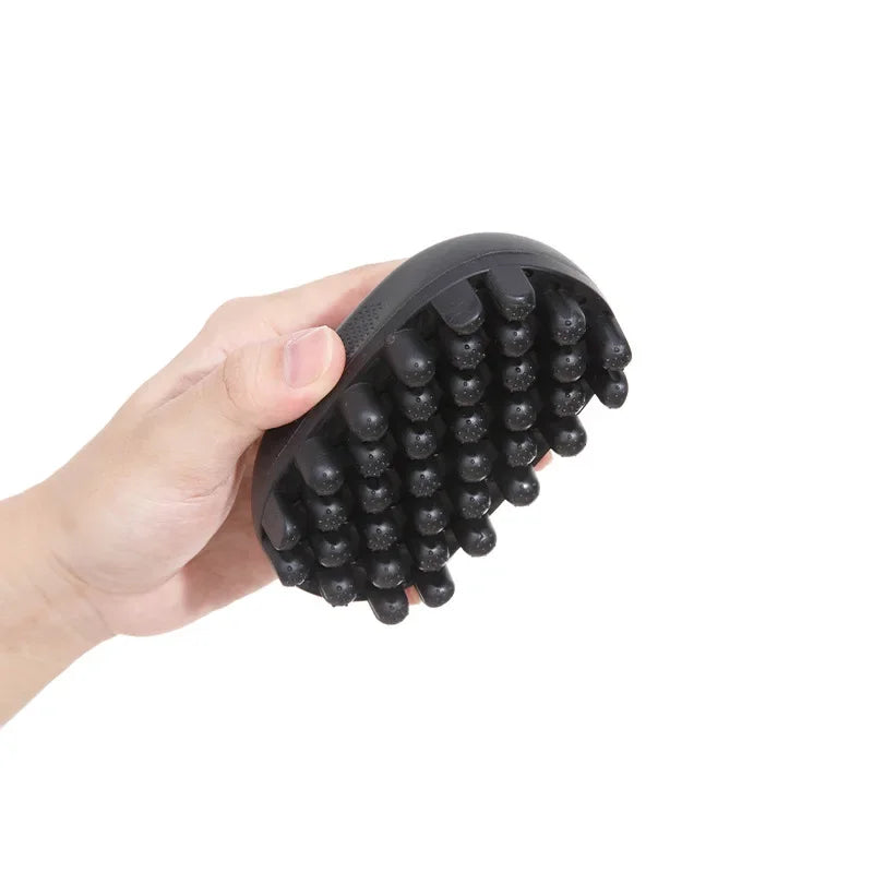 Hot Sale Portable Silicone Hair Brush Washable Durable Rubber Curly Brush Hair Beauty Dirty Braided Curly Hair Men Cleaning Tool