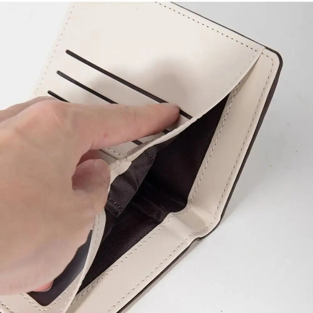 Cartera corta de piel sintética fina INS, monedero con cremallera para varias tarjetas, cierre de flores pequeñas, bolsa para tarjetas, cartera con cremallera para mujer/niña