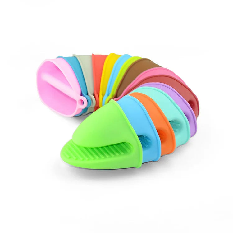 1Pc Oven Mitts Silicone Heat Resistant Pinch Mitts Cooking Pinch Grips Pot Holder and Potholder for Kitchen