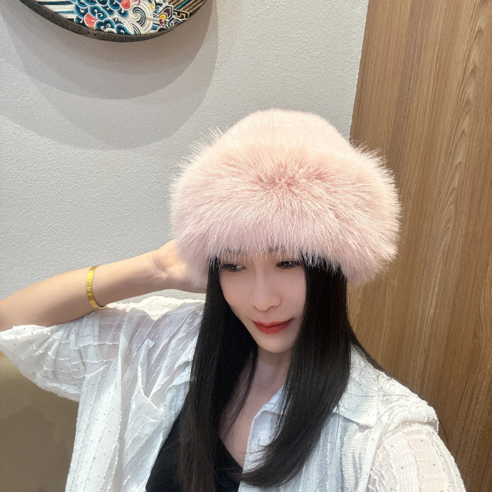 Mongolian Hat Women's New Hot Selling Thickened Warm and Fashionable Fisherman Hat Windproof and Cold Proof Hat