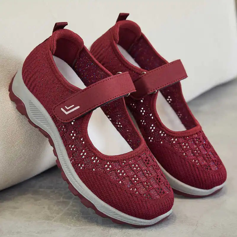 Anti Slip Moccasin Summer Shoes Women Comfortable Chunky Sneakers Retro White Boots Woman Sport Tenks Character Different