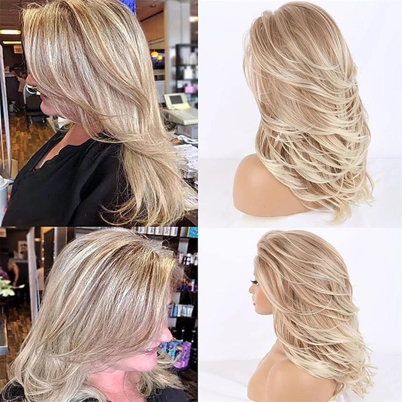 Long Blonde Layered Wig