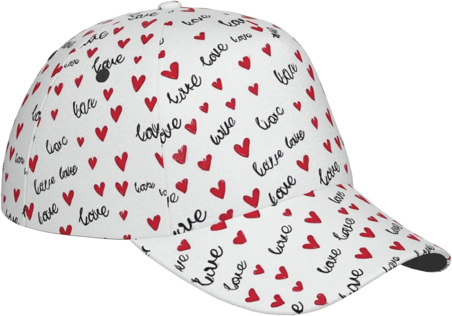 Gorra de béisbol de corazón