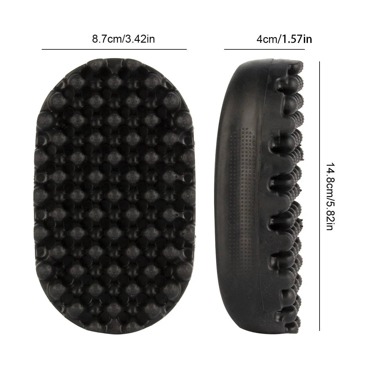 Rubber Curling Hair Brush, Premium Twist Tool, Quick & Easy Styling, Curling Hair Care Cleaning Tool, African Braid Styles