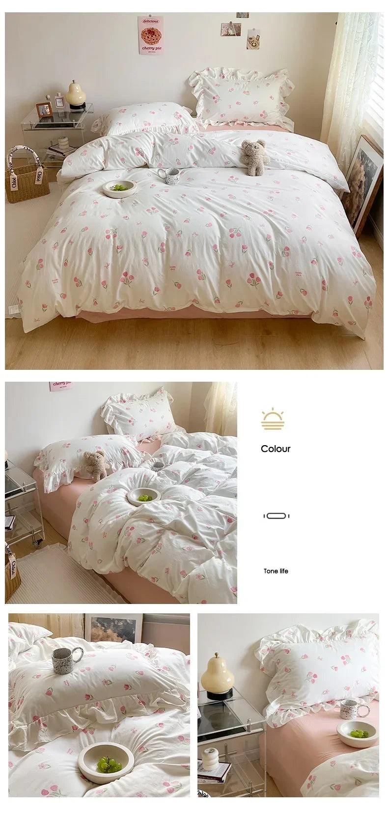 Duvet Cover Double Bed edredom casal Breathable Quilt Cover for Home 150x200 Comforter Covers (No Pillowcase)