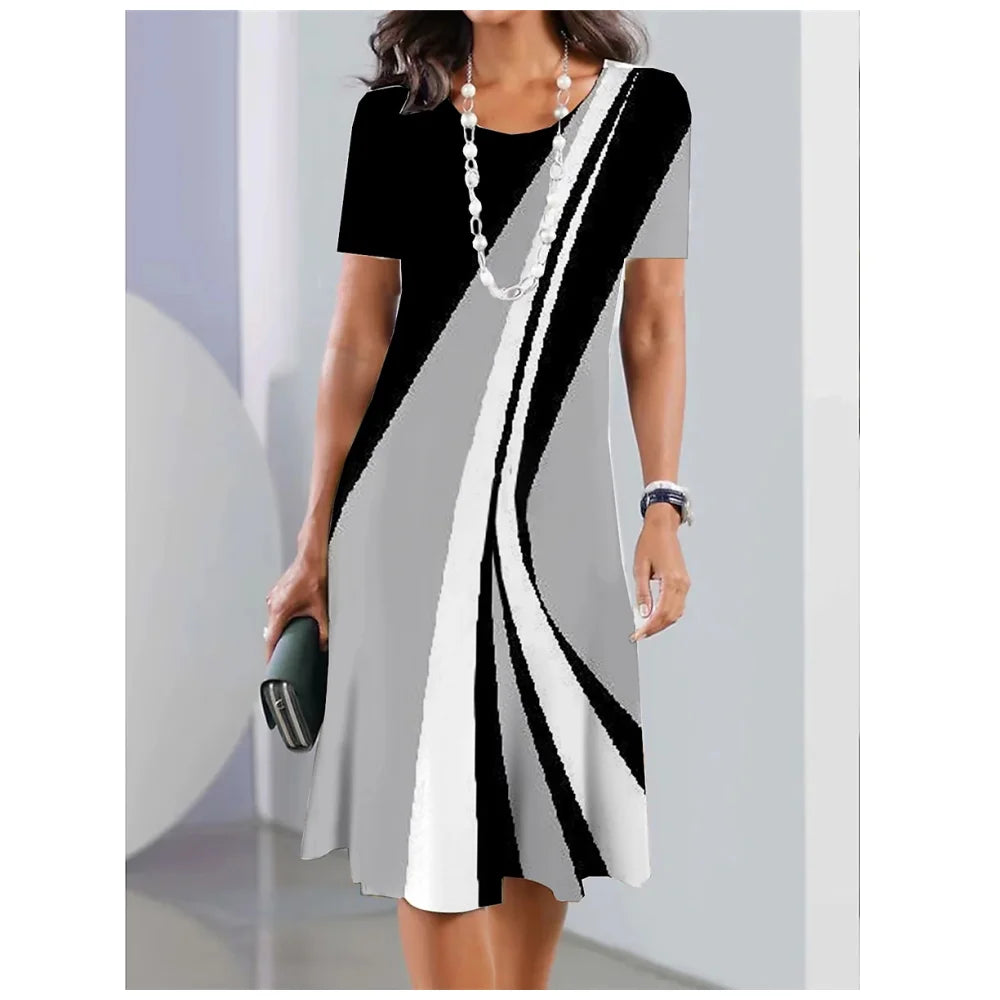 Vestido Elegante de Verano para Mujer – Tejido Suave y Fluido