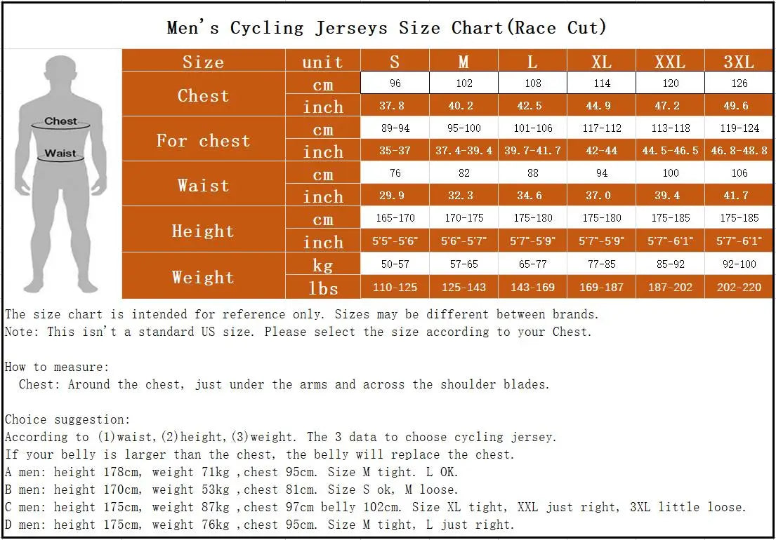 Maillot de Ciclismo para Hombre, Bicicleta de Montaña, Carretera, MTB, Camiseta de Verano, Ropa de Ciclismo de Carreras, Uniforme, Chaquetas, Blanco y Rojo