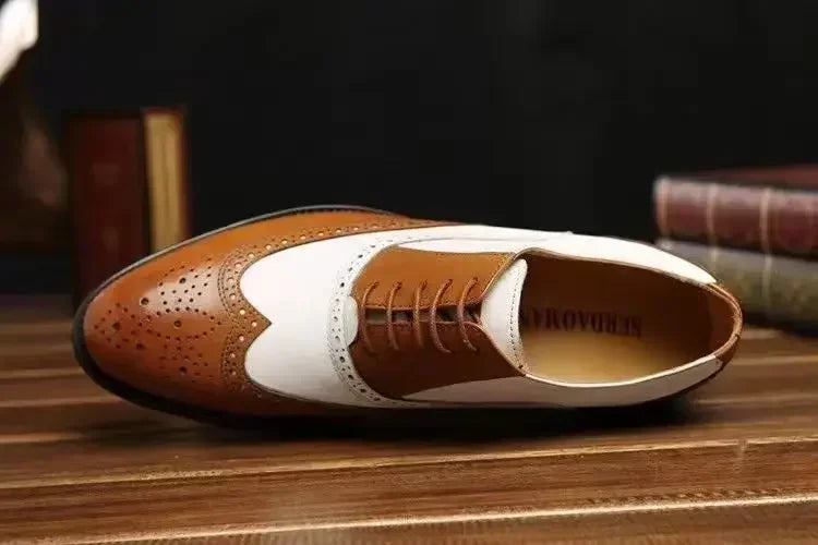 Designer's Classic Men's Formal Shoes, Lace Up Shoes, Plus Size Pointed Business Casual Comfortable Men's Wedding Formal Shoes