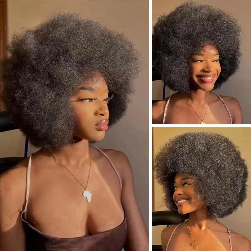 Short Kinky Curly Wear & Go Wig