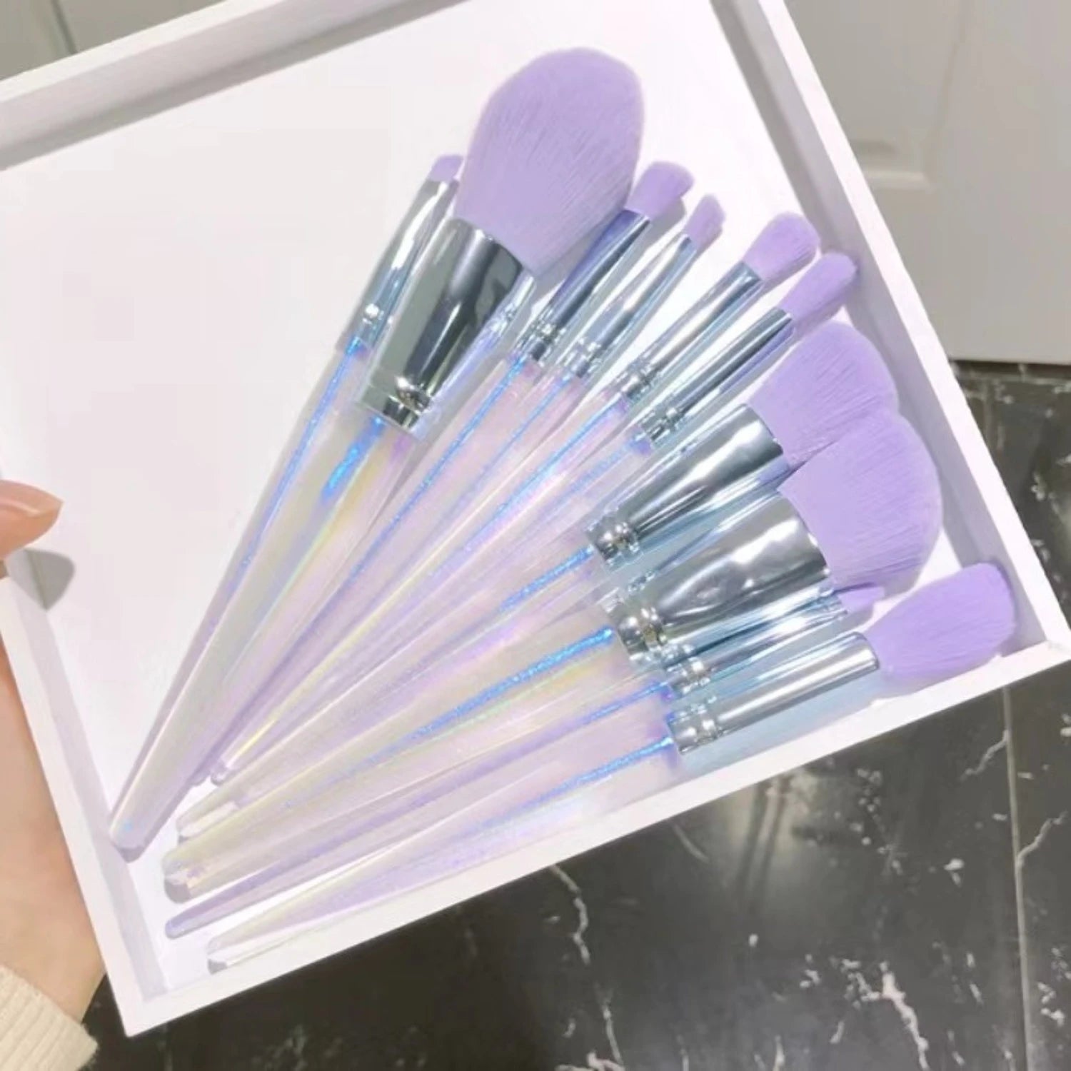 Makeup Brush Professional Makeup Brushes Set 10 PCS Cosmetics Foundation Powder Blush Fiber Beauty Pens Make Up Tool