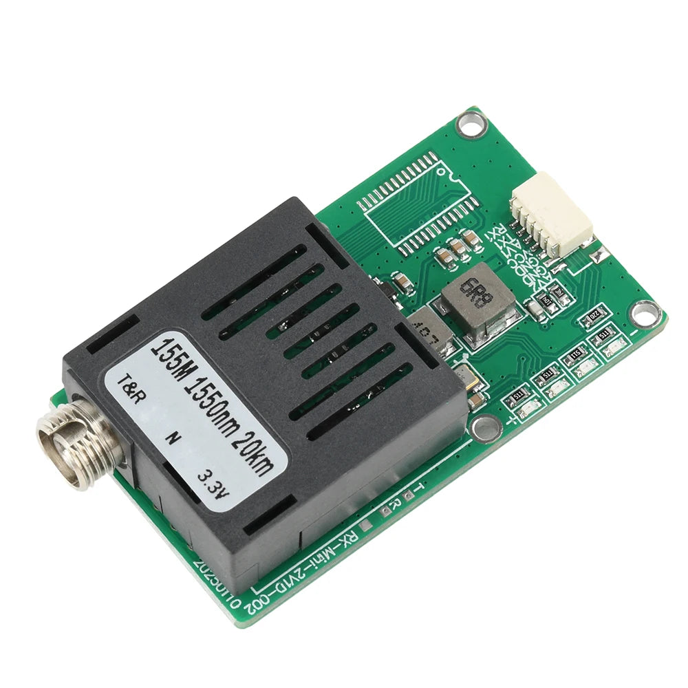 Dc 5.5-26V Ttl Optical Transceiver Module Drone Fc Rx/Tx/Av/Vcc/Gnd Fiber Optic Module Terminal Equipment Optical Terminal