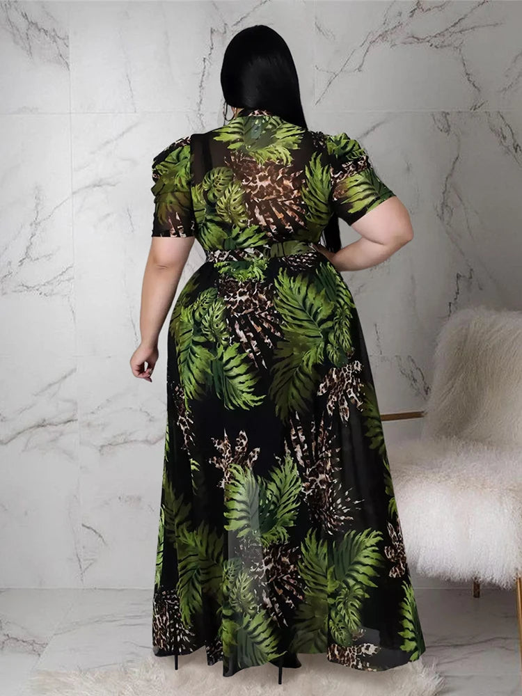 Blouses for Women Fashion Summer Lady Elegant Chiffon Blouse Plus Size Dress Tops 4xl 5xl Wholesale Bulk Dropshipping