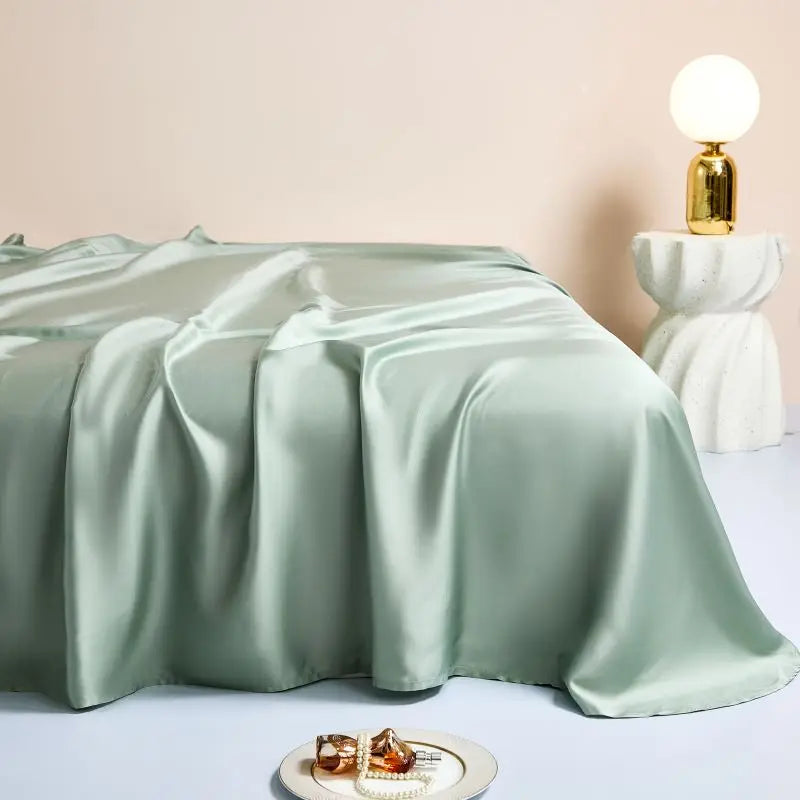 100% Lyocel FlatSheet 200×235cm, Soft Breathable & Cooling Sheets for Hot Sleepers, Silk Smooth Bed Sheets,1Pc