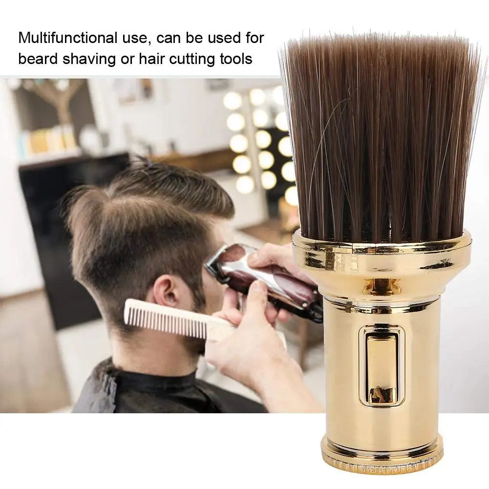 Cepillos de cuello para barrer el cabello de peluquero profesional, cepillo quita-polvo facial para peluquería, accesorio para herramientas de corte de pelo de barbería