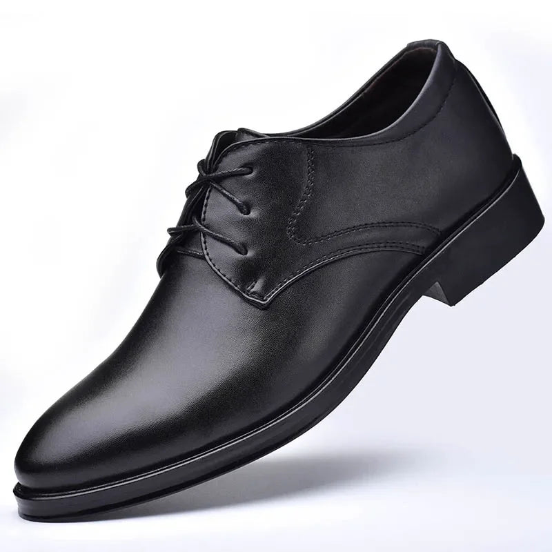 Zapatos de hombre Zapatos de vestir de cuero negro para hombre Oxfords Zapatos de hombre para bodas, fiestas, oficina y negocios