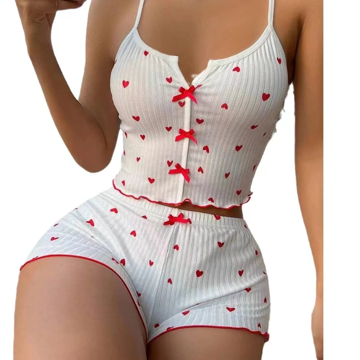 Women's Pajamas Set Pyjamas Femmes Sexy’ Pijama Pajama Set Woman Pyjama Short Femme Summer Sets Sleepwear Shorts Clothes Sleep