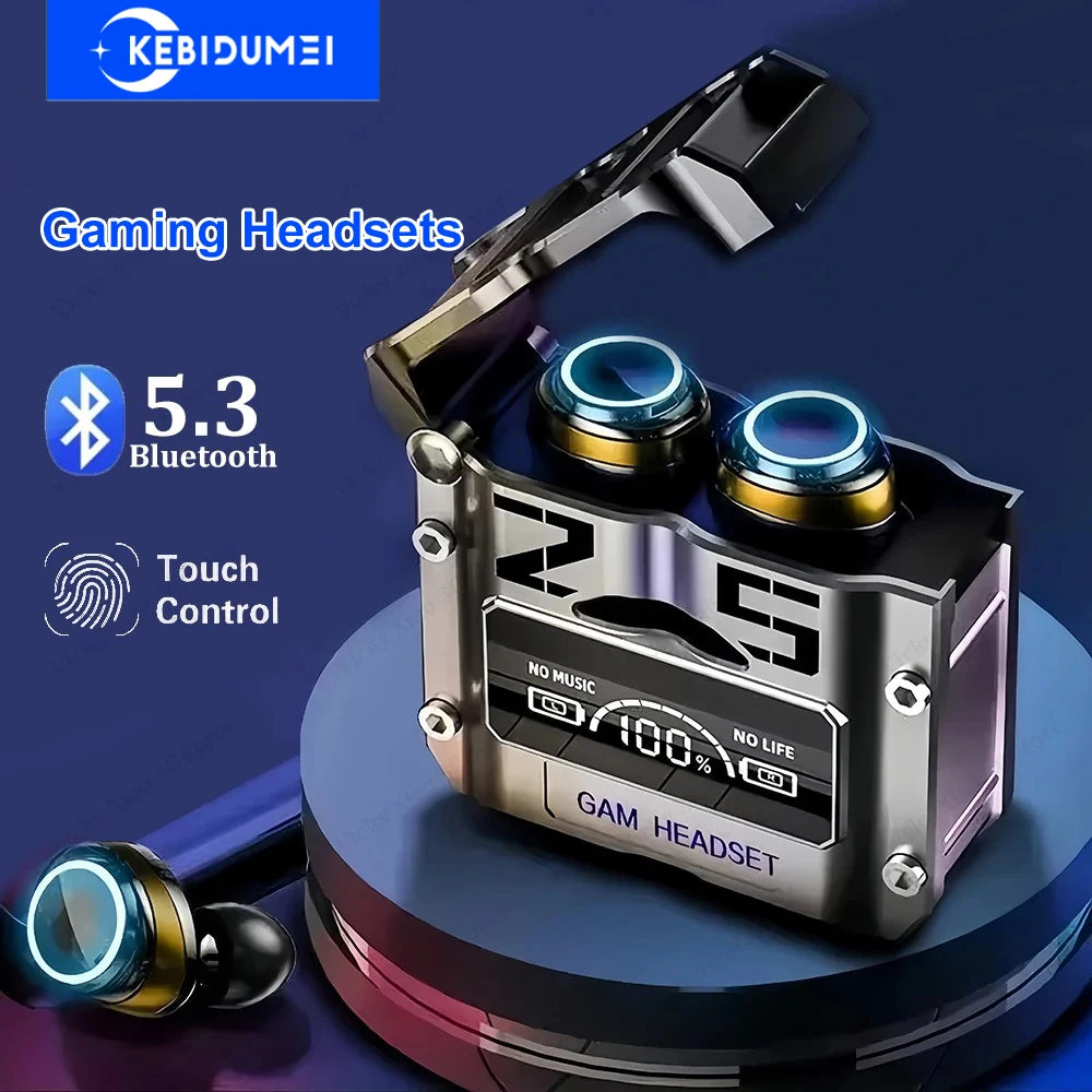 Bluetooth 5.3 Earphones Low Latency Gaming Headsets Wireless Headphones HiFi Stereo Noise Reduction Earbuds for XIAOMI HUAWEI