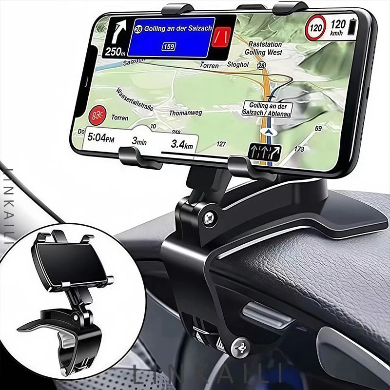 Car Cell Phone Holder Dashboard Car Clip Mount GPS Display Bracket Navigation Bracket Car Cell Phone Holder for Audi