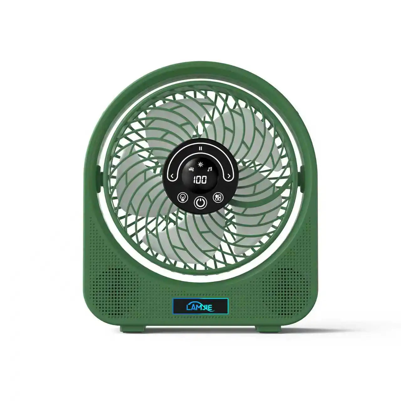 Desktop Bluetooth Music Fan Wireless Speaker USB Quiet Mini Fan for Home Office