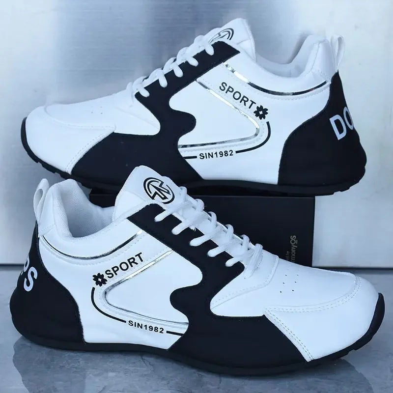 Zapatos de hombre a la moda, casuales de otoño, ligeros, impermeables, antideslizantes, deportivos, estilo "Dad Shoes", resistentes al desgaste para mediana edad y jóvenes