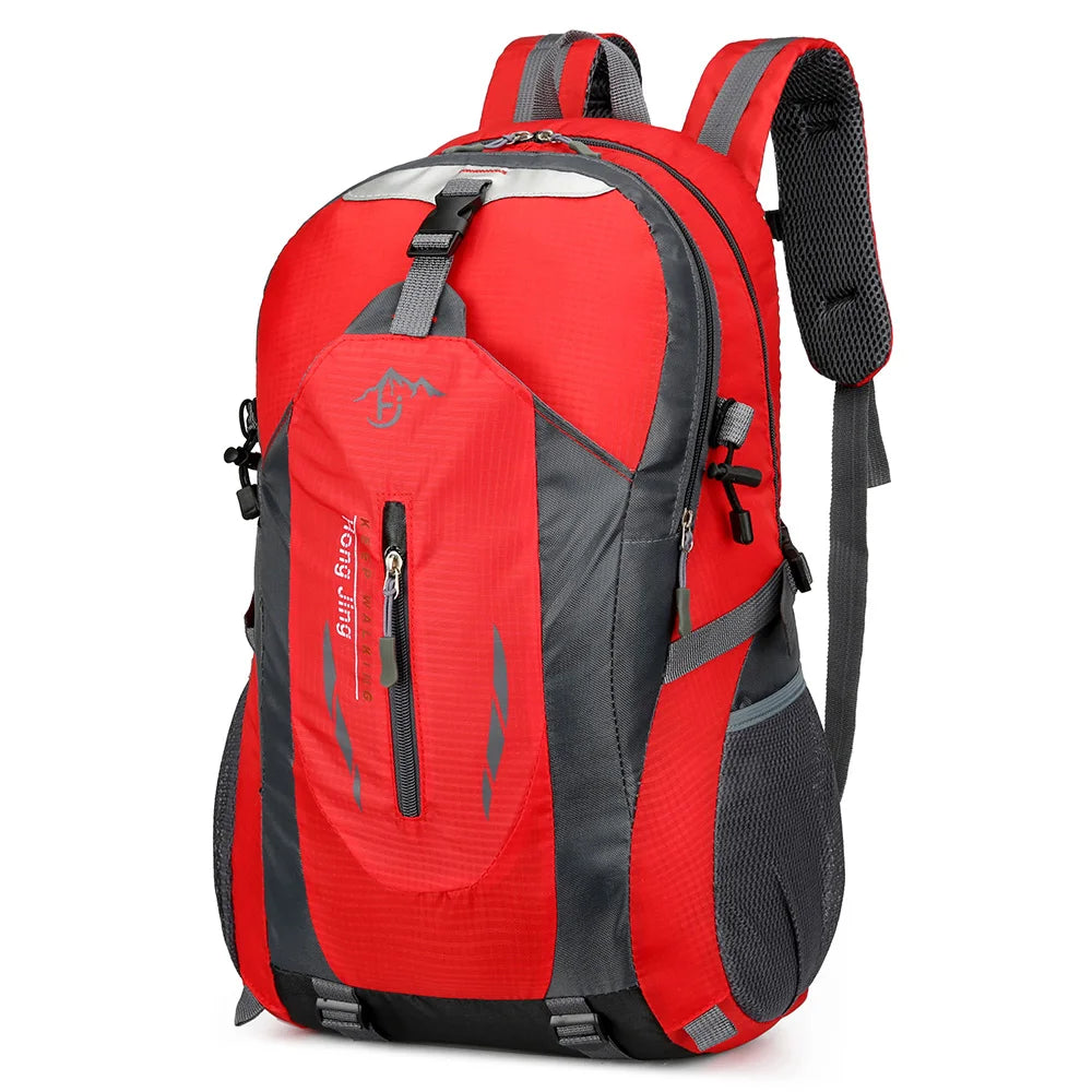 Mochila de senderismo de 40 L impermeable, ligera, para senderismo al aire libre, mochila de viaje para hombres y mujeres, mochila de montañismo