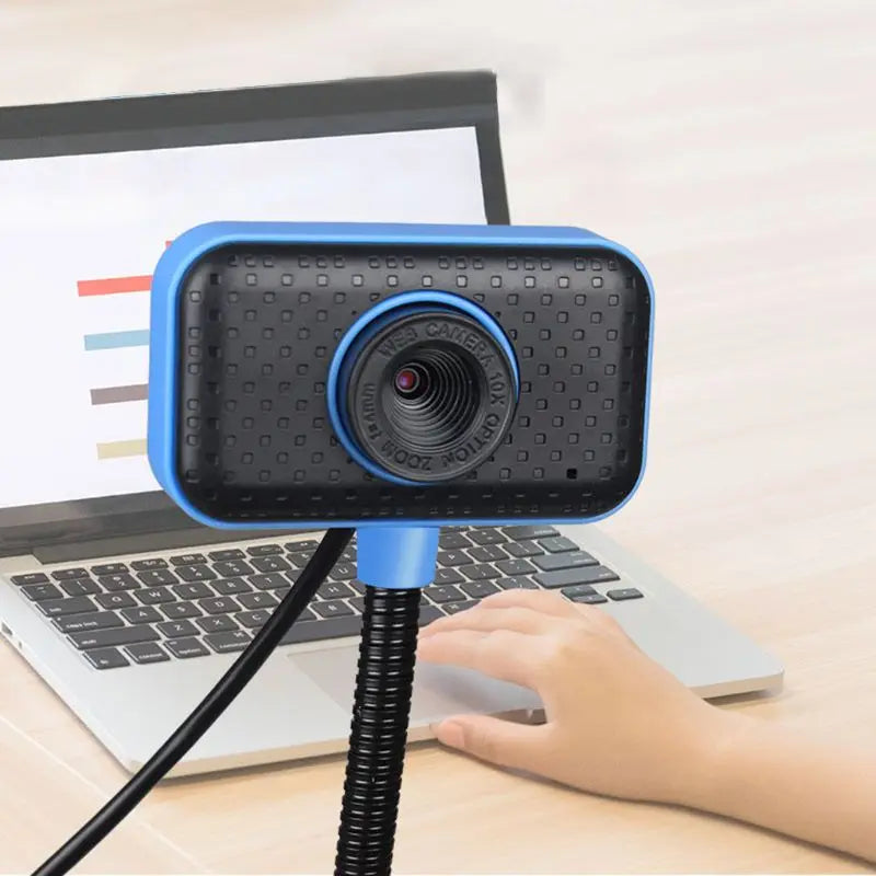 E9LB Computer Webcam with Noise Reduction Microphone for Creative Practical Web Camer