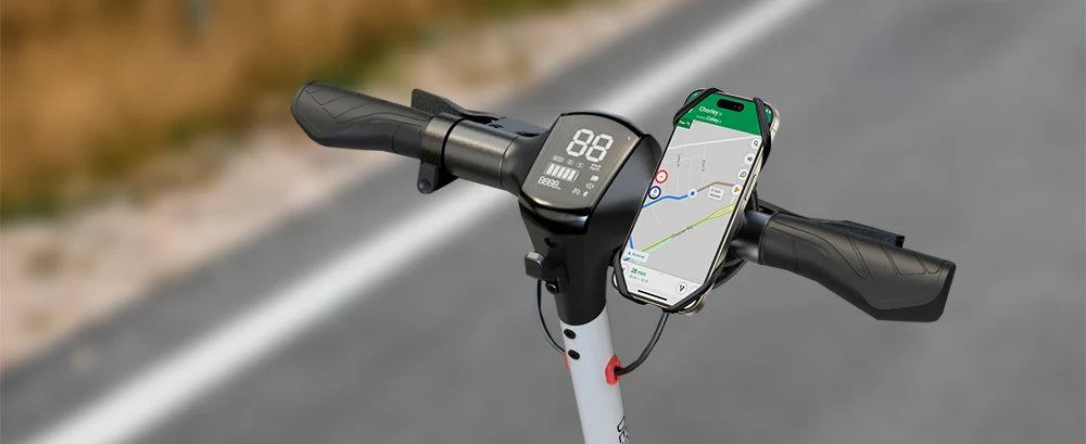 Soporte para teléfono Joyroom para bicicleta, soporte para teléfono de motocicleta, compatible con teléfonos grandes de 7.2'', soporte para teléfono ultraestable para bicicleta
