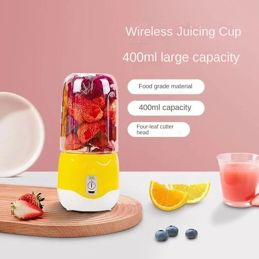 Bærbar blender USB-oppladbar mini-juicer Blender Husholdningsmikser Maskin for juice Shakes og smoothies Juice Extractor