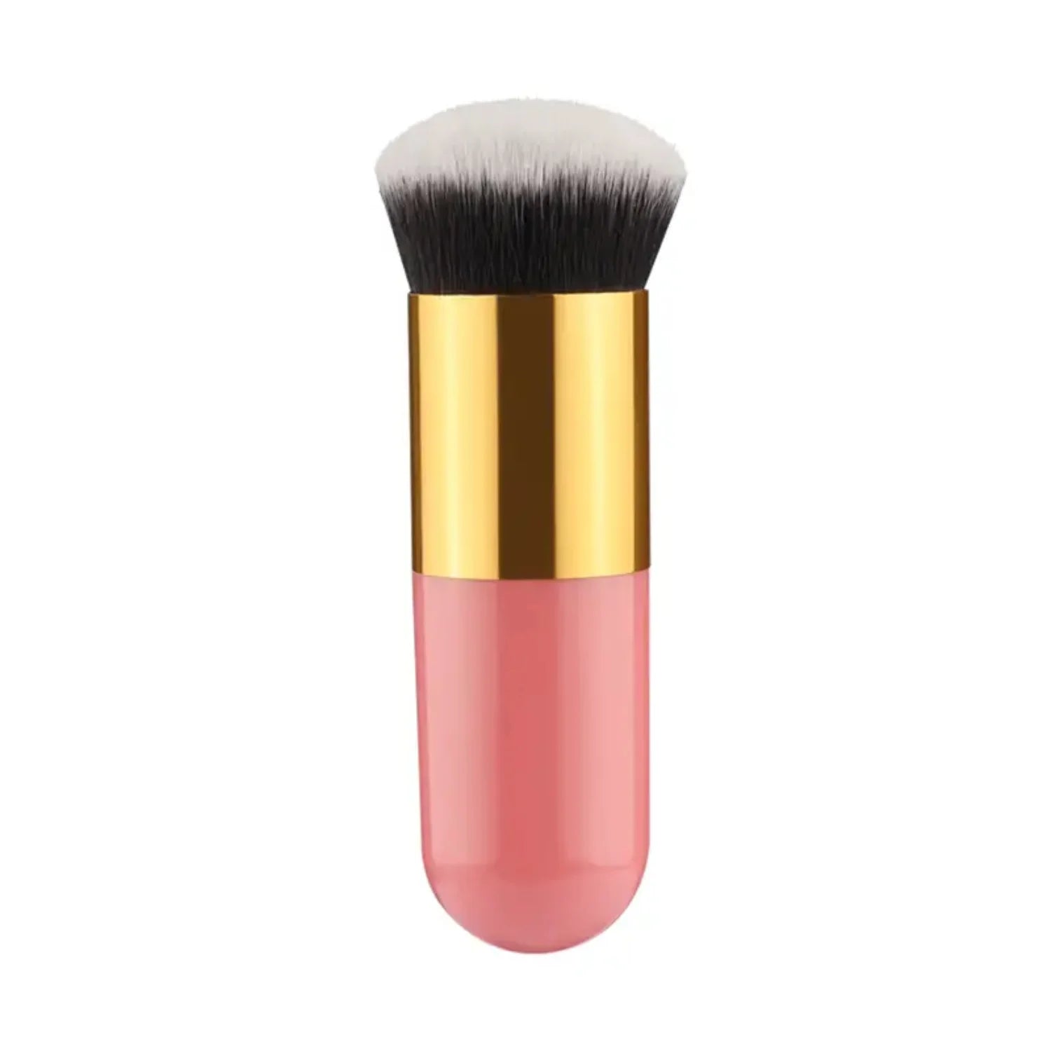 Professional Flat Brush for Fashion Makeup with Highlighting and Loose Powder Applications