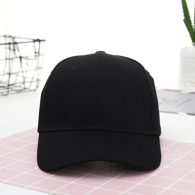 Outdoor Dustproof Baseball Cap Unisex Hat Plain Curved Sun Visor Hat Solid Color Fashion Adjustable Leisure Caps Men Women